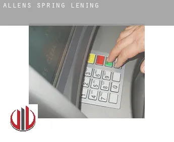 Allens Spring  lening