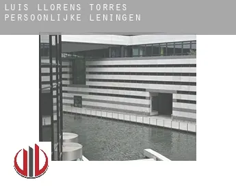 Luis Llorens Torres  persoonlijke leningen