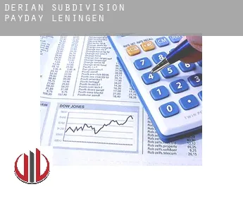 Derian Subdivision  payday leningen