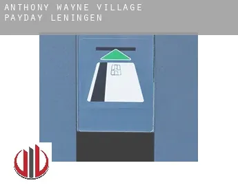 Anthony Wayne Village  payday leningen