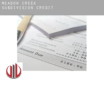 Meadow Creek Subdivision  credit