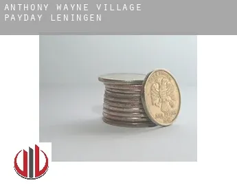 Anthony Wayne Village  payday leningen