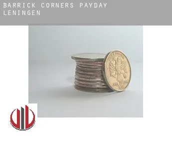 Barrick Corners  payday leningen