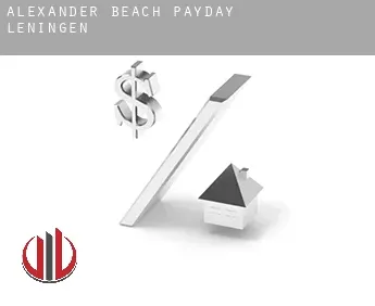 Alexander Beach  payday leningen