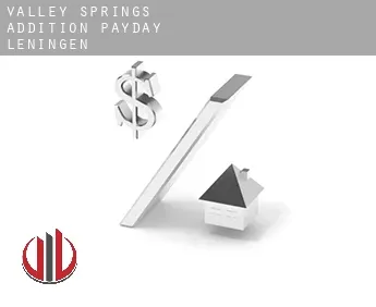 Valley Springs Addition  payday leningen