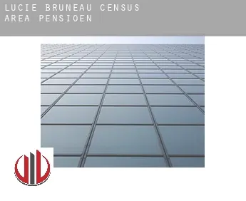 Lucie-Bruneau (census area)  pensioen