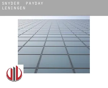 Snyder  payday leningen
