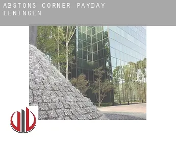 Abstons Corner  payday leningen