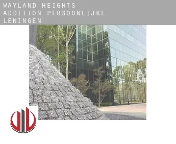 Wayland Heights Addition  persoonlijke leningen
