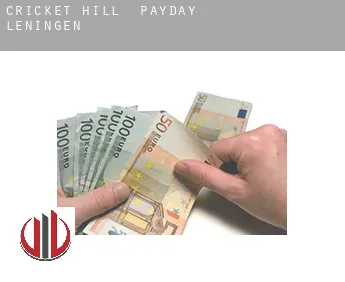Cricket Hill  payday leningen