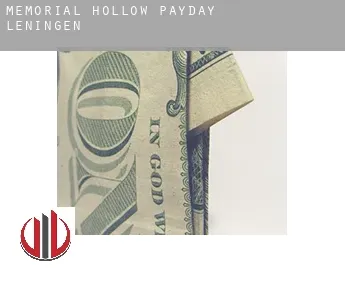 Memorial Hollow  payday leningen