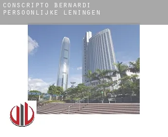 Conscripto Bernardi  persoonlijke leningen