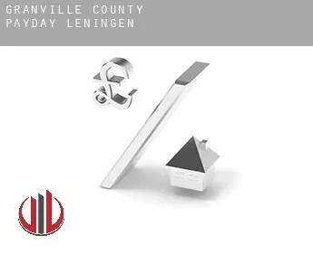 Granville County  payday leningen