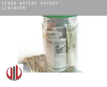Cedar Waters  payday leningen