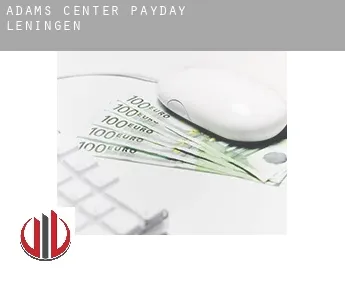 Adams Center  payday leningen