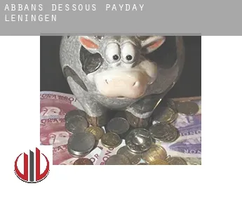 Abbans-Dessous  payday leningen
