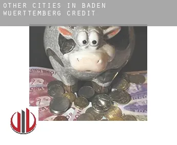 Other cities in Baden-Wuerttemberg  credit