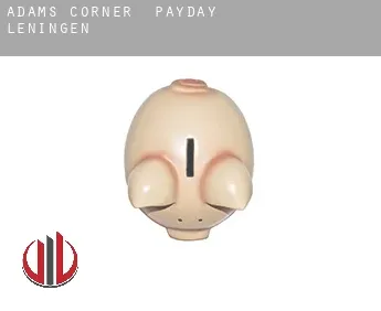 Adams Corner  payday leningen