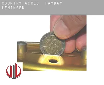 Country Acres  payday leningen