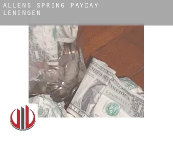 Allens Spring  payday leningen