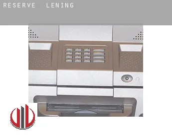 Reserve  lening