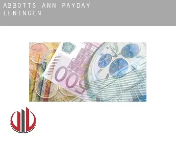 Abbotts Ann  payday leningen