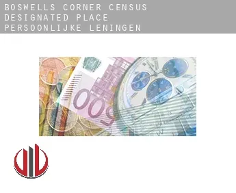 Boswell's Corner  persoonlijke leningen