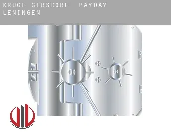 Kruge-Gersdorf  payday leningen