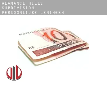 Alamance Hills Subdivision  persoonlijke leningen