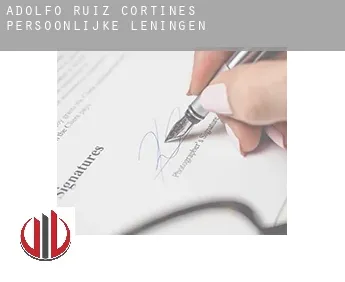Adolfo Ruíz Cortínes  persoonlijke leningen