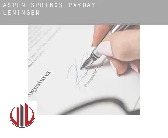 Aspen Springs  payday leningen